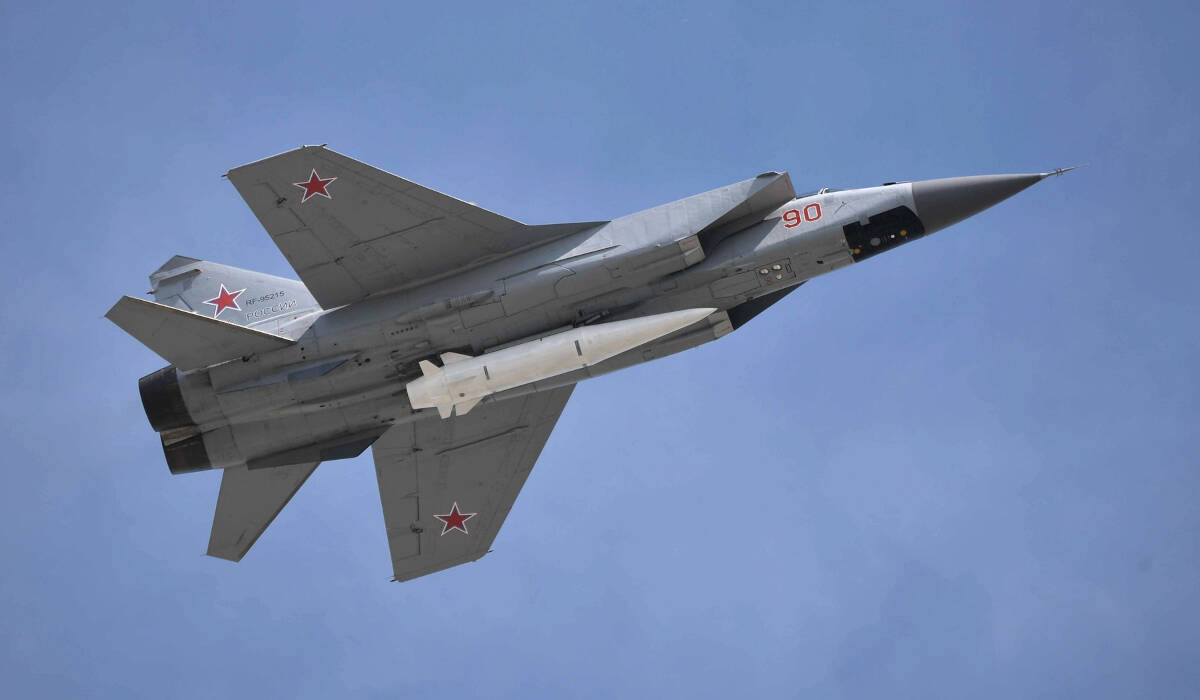 Ukraine Russie Mig-31 Kinjal