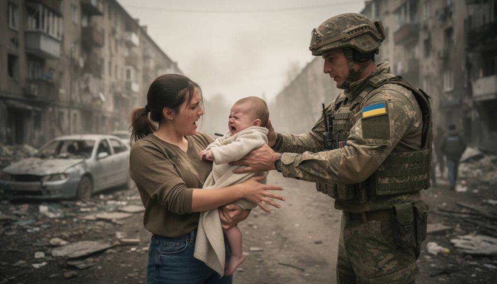 autorités ukrainiennes bébé